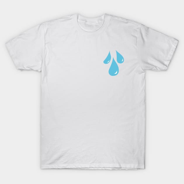 My little Pony - Rain Drops Cutie Mark V2 T-Shirt by ariados4711